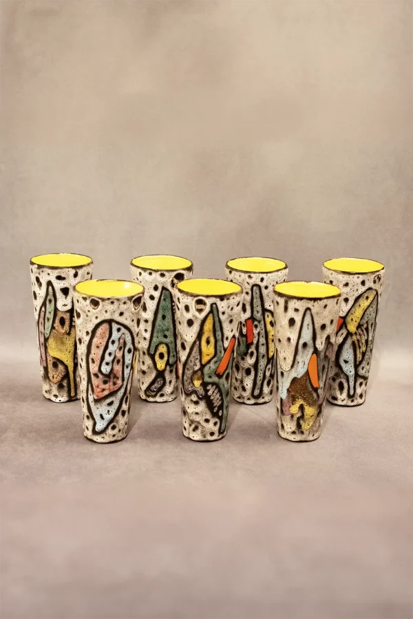 Set de verres à orangeade de Marius Bessone