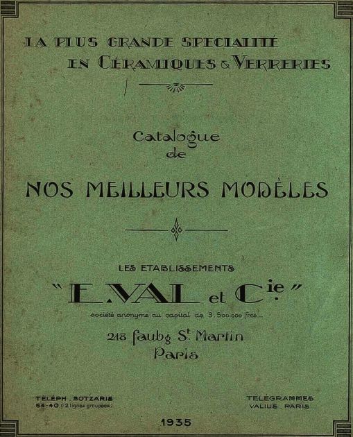 Catalogue E. Val & Cie