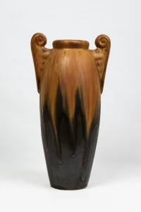 Vase en grès flammé signé Gilbert Méténier – vue de l'autre face