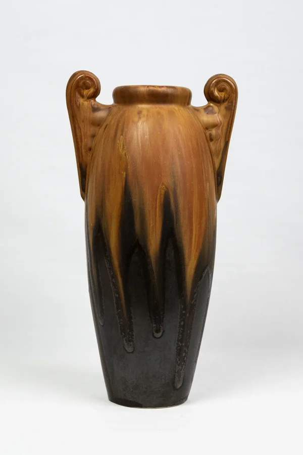 Vase en grès flammé signé Gilbert Méténier – vue de l'autre face