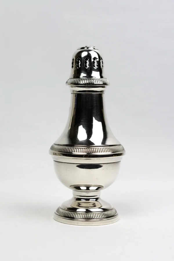 Saupoudreuse Christofle France, profil du corps balustre