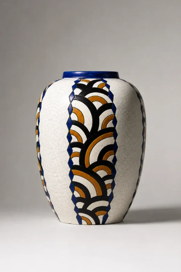 Photo de présentation du vase de la faiencerie de Mimy en vente sur Maison Quand Même