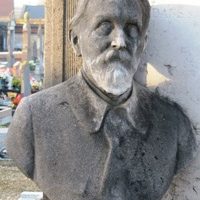 Sculpture tombale représentant Charles Greber